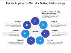 Mobile application security testing methodology ppt powerpoint presentation visual aids pictures cpb
