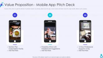 Mobile application seed funding pitch deck value proposition mobile app pitch deck