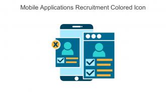 Mobile Applications Recruitment Colored Icon In Powerpoint Pptx Png And Editable Eps Format