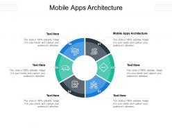 Mobile apps architecture ppt powerpoint presentation show files cpb