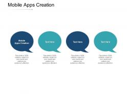 Mobile apps creation ppt powerpoint presentation professional slideshow cpb