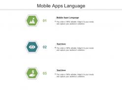 Mobile apps language ppt powerpoint presentation show ideas cpb