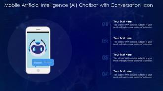 Mobile Artificial Intelligence Ai Chatbot With Conversation Icon