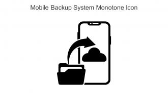 Mobile Backup System Monotone Icon In Powerpoint Pptx Png And Editable Eps Format