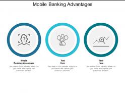 Mobile banking advantages ppt powerpoint presentation outline graphic images cpb