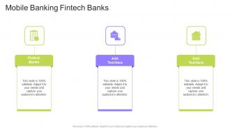 Mobile Banking Fintech Banks In Powerpoint And Google Slides Cpb