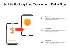 Mobile Banking Fund Transfer With Dollar Sign