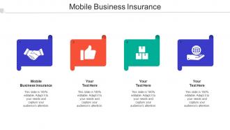 Mobile Business Insurance Ppt Powerpoint Presentation Slides Elements Cpb
