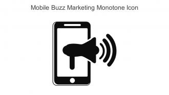 Mobile Buzz Marketing Monotone Icon In Powerpoint Pptx Png And Editable Eps Format