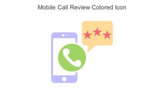 Mobile Call Review Colored Icon In Powerpoint Pptx Png And Editable Eps Format