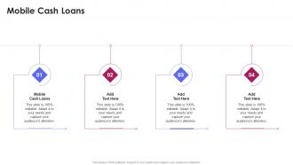 Mobile Cash Loans In Powerpoint And Google Slides Cpb