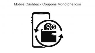 Mobile Cashback Coupons Monotone Icon In Powerpoint Pptx Png And Editable Eps Format