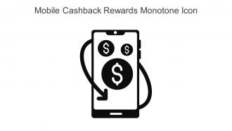 Mobile Cashback Rewards Monotone Icon In Powerpoint Pptx Png And Editable Eps Format
