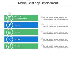 Mobile chat app development ppt powerpoint presentation styles show cpb