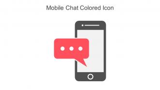 Mobile Chat Colored Icon In Powerpoint Pptx Png And Editable Eps Format
