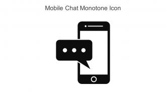 Mobile Chat Monotone Icon In Powerpoint Pptx Png And Editable Eps Format