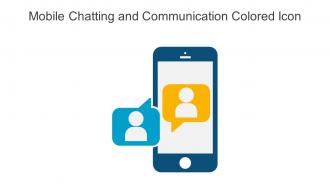 Mobile Chatting And Communication Colored Icon In Powerpoint Pptx Png And Editable Eps Format