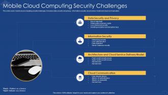 Mobile Cloud Computing Security Challenges