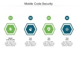 Mobile code security ppt powerpoint presentation professional ideas cpb