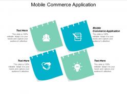 Mobile commerce application ppt powerpoint presentation gallery styles cpb