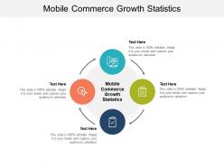 Mobile commerce growth statistics ppt powerpoint presentation pictures slide download cpb