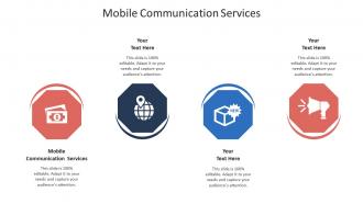 Mobile communication services ppt powerpoint presentation professional cpb