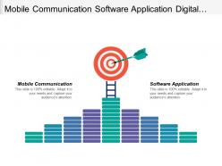 Mobile communication software application digital media consumer behavior