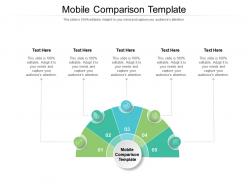 Mobile comparison template ppt powerpoint presentation design templates cpb