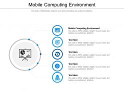 Mobile computing environment ppt powerpoint presentation professional slide cpb