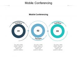 Mobile conferencing ppt powerpoint presentation styles graphics pictures cpb