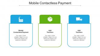 Mobile Contactless Payment Ppt Powerpoint Presentation Professional Introduction Cpb