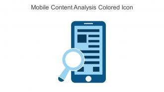 Mobile Content Analysis Colored Icon In Powerpoint Pptx Png And Editable Eps Format