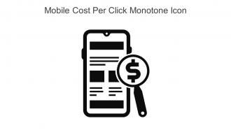 Mobile Cost Per Click Monotone Icon In Powerpoint Pptx Png And Editable Eps Format