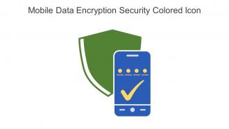 Mobile Data Encryption Security Colored Icon In Powerpoint Pptx Png And Editable Eps Format