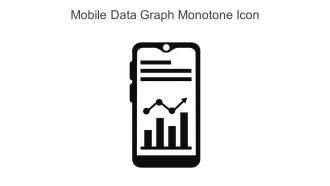 Mobile Data Graph Monotone Icon In Powerpoint Pptx Png And Editable Eps Format