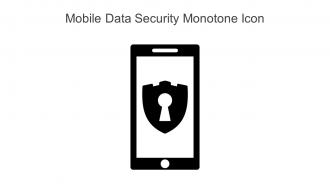 Mobile Data Security Monotone Icon In Powerpoint Pptx Png And Editable Eps Format