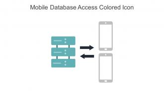 Mobile Database Access Colored Icon In Powerpoint Pptx Png And Editable Eps Format