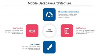 Mobile Database Architecture Ppt Powerpoint Presentation Inspiration Influencers Cpb