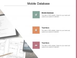 Mobile database ppt powerpoint presentation inspiration microsoft cpb