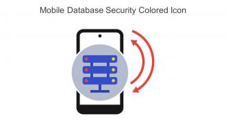 Mobile Database Security Colored Icon In Powerpoint Pptx Png And Editable Eps Format