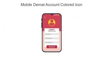 Mobile Demat Account Colored Icon In Powerpoint Pptx Png And Editable Eps Format
