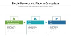 Mobile development platform comparison ppt powerpoint presentation model portrait cpb