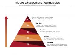 Mobile development technologies ppt powerpoint presentation icon designs cpb
