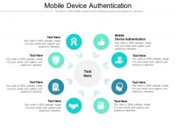 Mobile device authentication ppt powerpoint presentation professional deck cpb