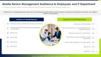 Mobile Device Management Assistance Android Device Security Management