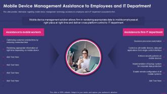 Mobile Device Management Employees Enterprise Mobile Security For On Device