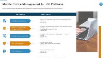 Mobile Device Management For IOS Platform Effective Mobile Device Management