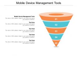 Mobile device management tools ppt powerpoint presentation file picture cpb