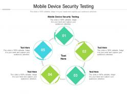 Mobile device security testing ppt powerpoint presentation summary file formats cpb