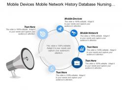 Mobile devices mobile network history database nursing administration